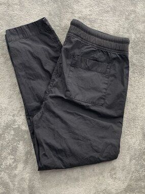 Standard James Perse Pants Women's 2 Gray Cotton Drawstring Utility Minimalist